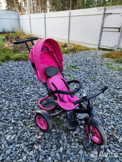 Детский велосипед с ручкой бу