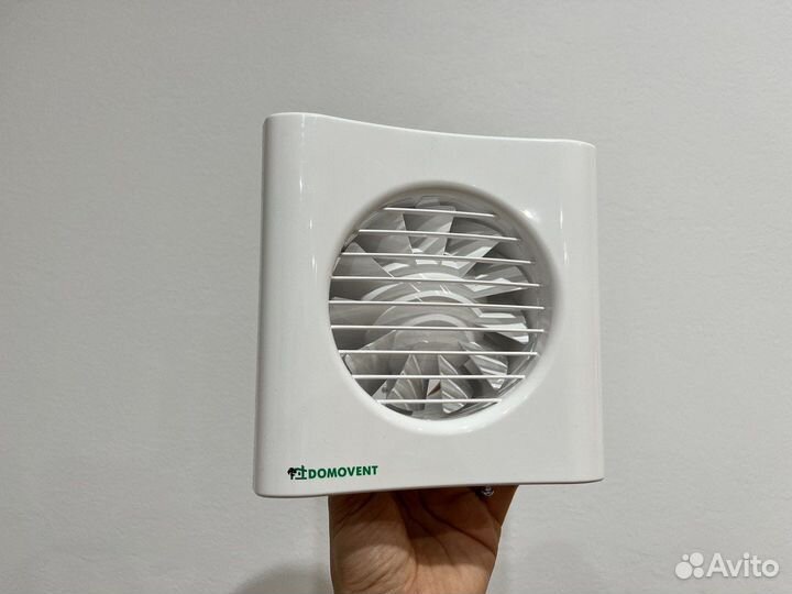 Вентилятор осевой вытяжной домовент 100 Тиша