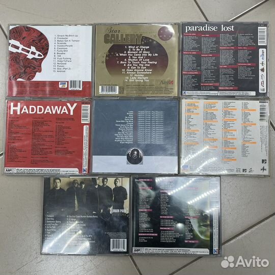 Компакт Диски Mp3 8 шт Зарубежная музыка Хиты