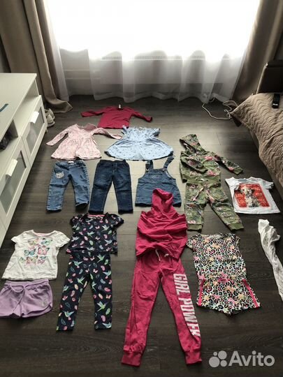 Детские вещи пакетом для девочки 92 98 104