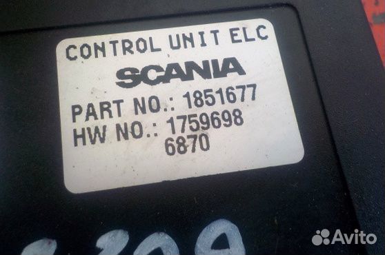 Блок управления ecas Scania P,G,R series 4 series