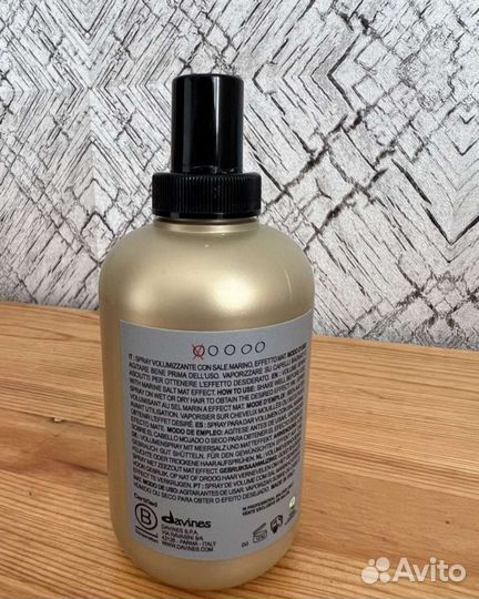 Davines sea salt spray солевой спрей 200мл