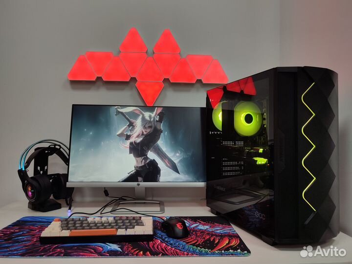 Игровой Пк Core i7 10750H Red Devil RX 6600 XT