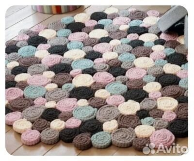 Вязаные коврики