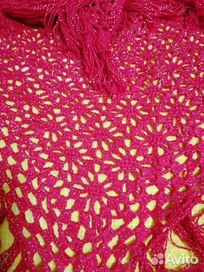 Шаль вязаная