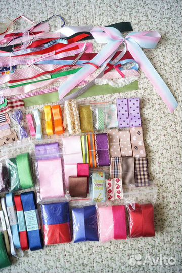 Материалы для рукоделия, ленты (одним лотом)