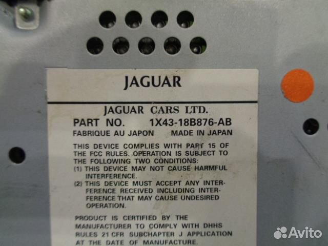 Магнитола (штатная) Jaguar X-type 2001-2009