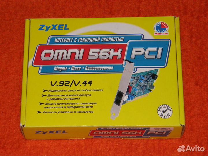 Модем Zyxel Omni 56K PCI