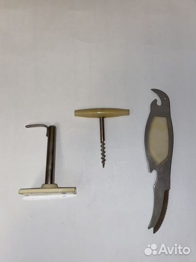 Набор открывалка + штопор + нож СССР