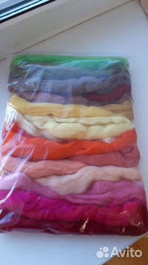 Шерсть для валяния набор