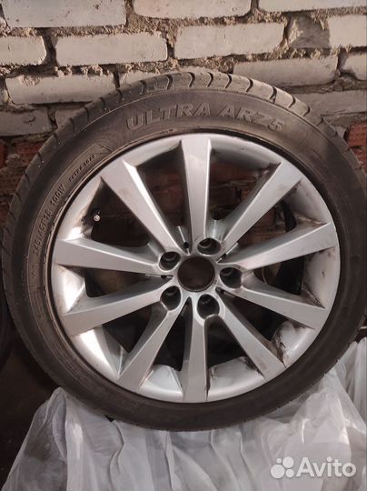 Колеса в сборе r18 летние, диски резина bmwf10