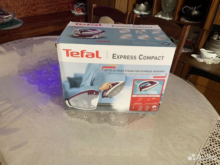 Утюг с парогенератором tefal GV6830 Франция