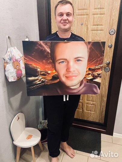 Портрет на холсте по фотографии