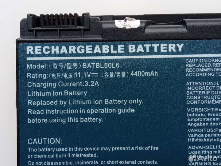 Аккумулятор для ноутбука acer aspire batbl50L6