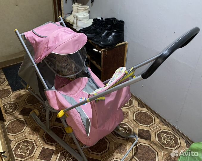 Санки коляска ника kids