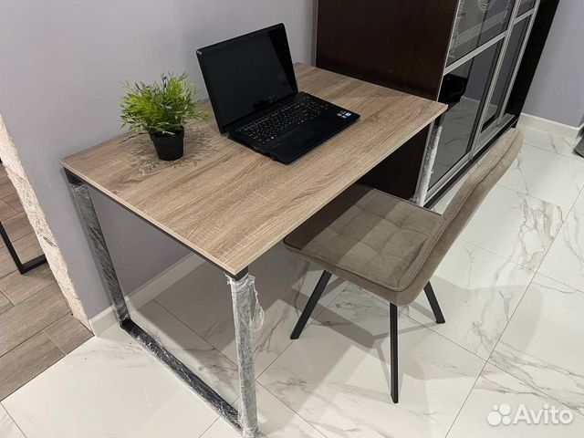 Стол лофт новый дуб сонома 110х70х75