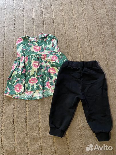 Вещи пакетом на девочку 80