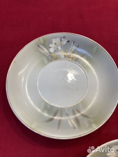 Блюдца старинные 3 шт