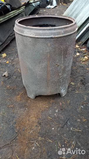 Печь для казана чугунная