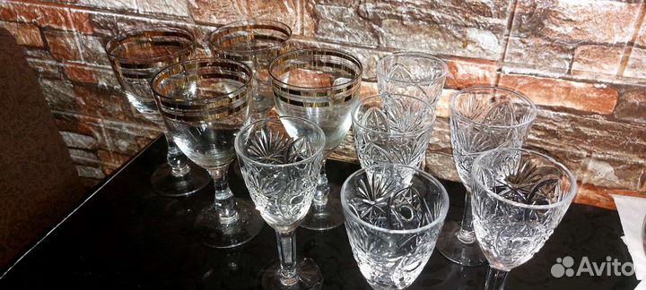 Хрустальные бокалы СССР
