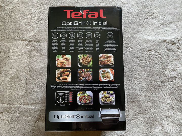 Электрогриль Tefal Optigrill+ Initial