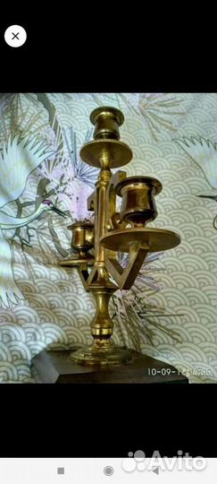 Подсвечник латунь бронза