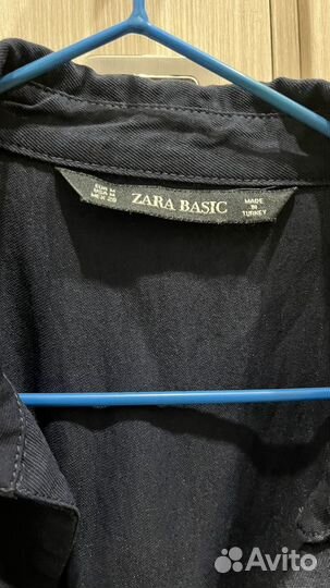 Рубашка оверсайз zara