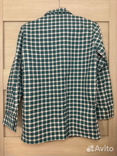 Рубашка в клетку детская (хлопок)