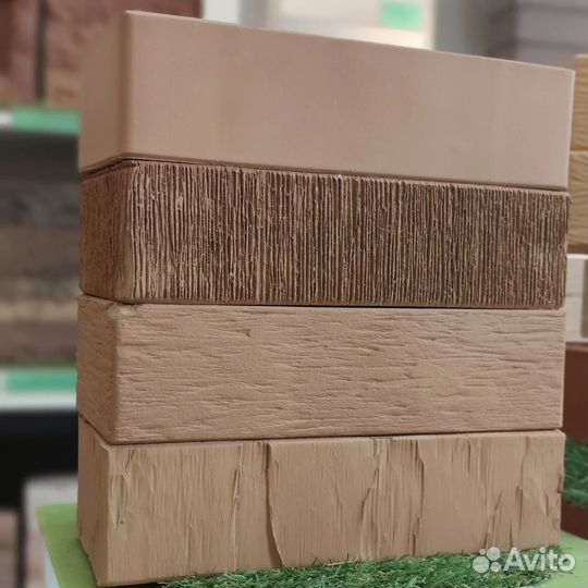 Кирпич облицовочный керамический крафт (кофе) жкз