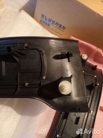 Накладки порогов задние renault koleos