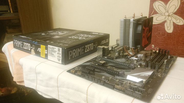 Материнка Asus Z370-P и i3 8100 (LGA1151-v2)