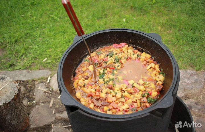 Казан чугунный 22 литра