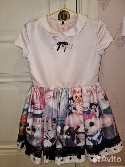 Нарядное платье для девочки 122