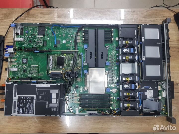 1U Сервер foxit Dell R610 raid 717W no CPU/RAM/HDD