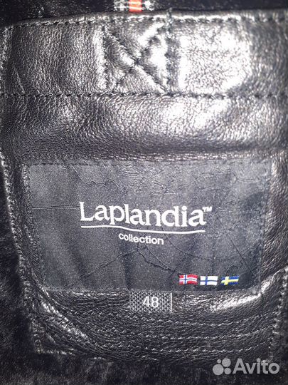 Кожаная куртка мужская 48 50 бу