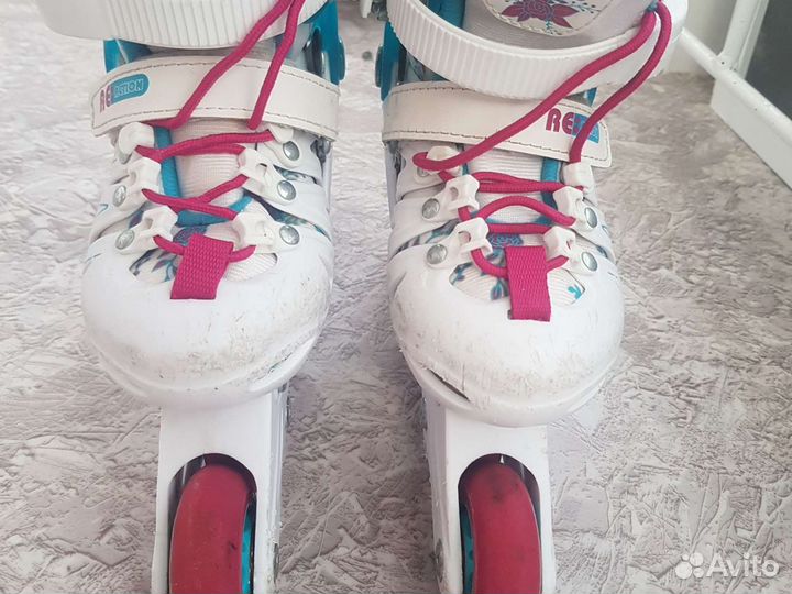 Роликовые коньки детские раздвижные
