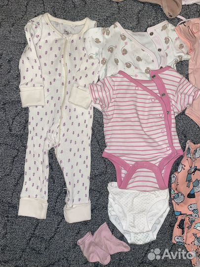 Вещи пакетом на девочку 68