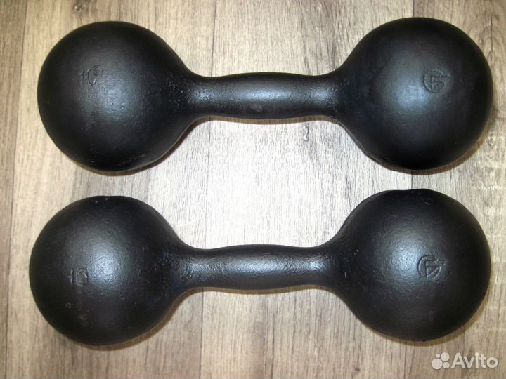 Гантели и гири чугунные