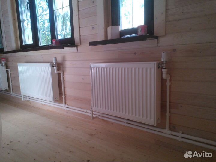 Монтаж систем отопления и водоснабжения