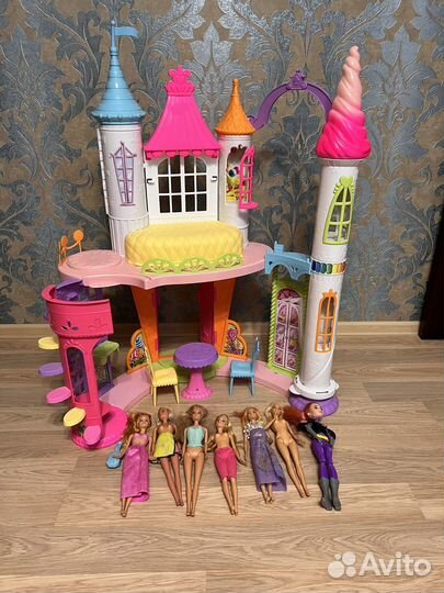 Игрушка Замок Дом барби конфетный Дворец