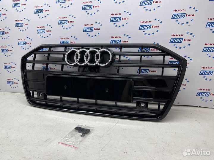 Решетка радиатора Audi A6 C8 стиль S6 черная