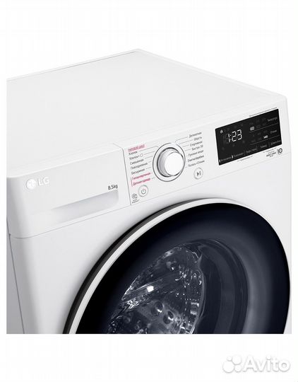 Стиральная машина LG F4V3ES0W, 8,5кг