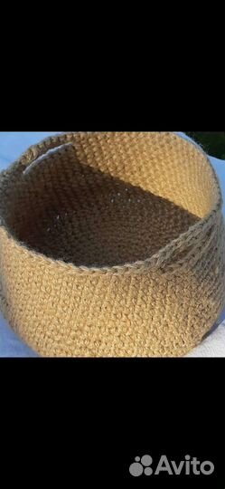 Корзинка из джута