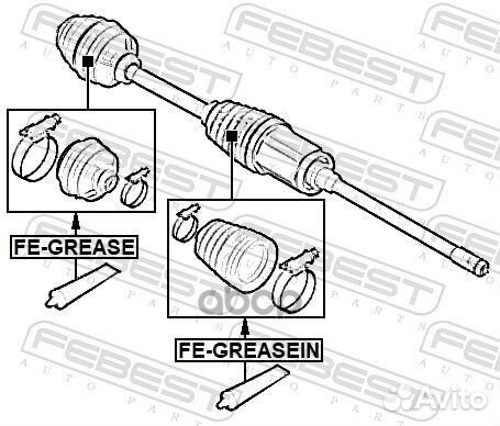 Смазка ШРУСа FE-grease fegrease Febest