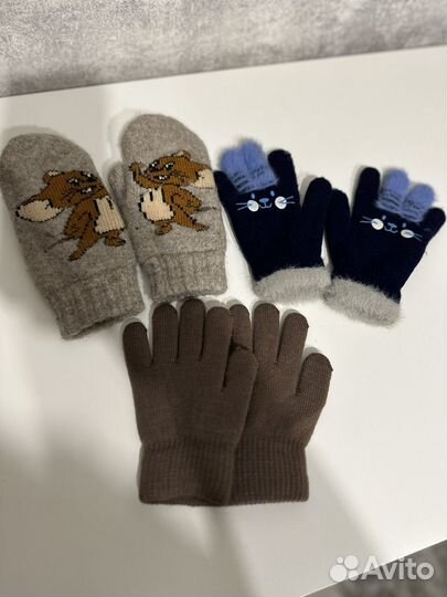 Варежки детские