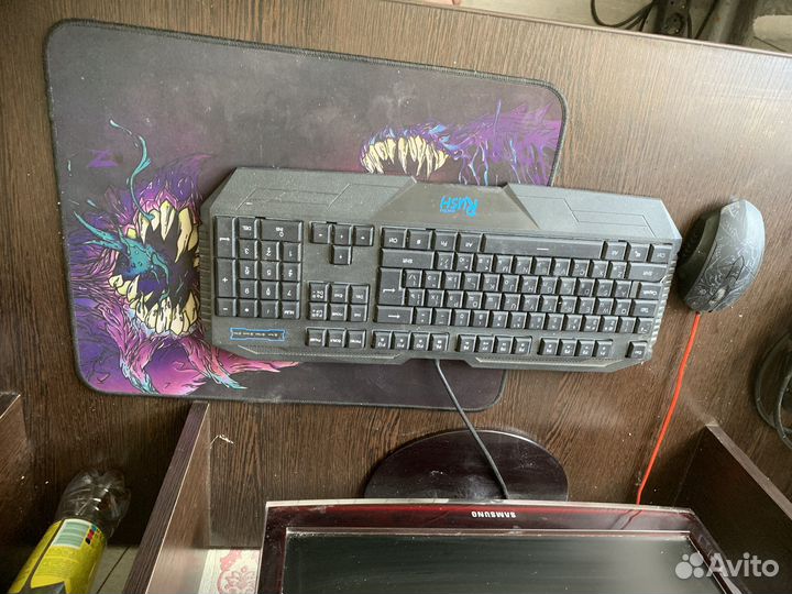 Монитор, мышка, клавиатура,наушники