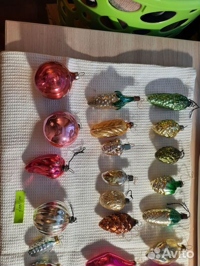 Елочные игрушки мини и большие СССР