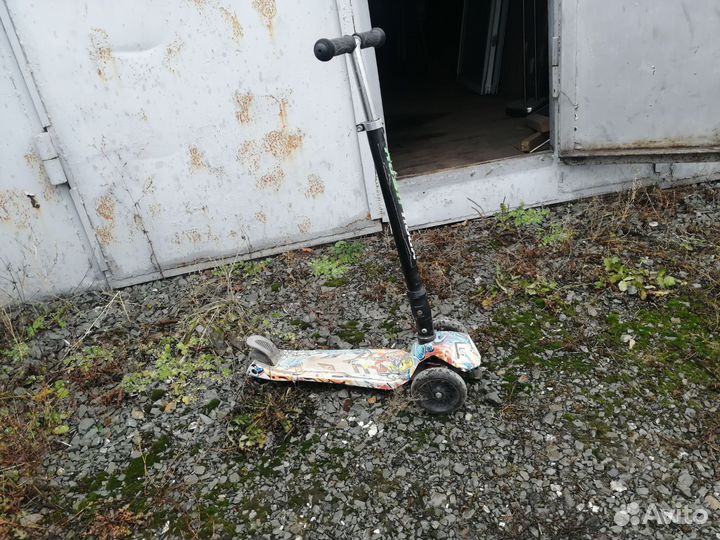 Самокат детский трехколесный складной