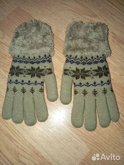 Перчатки зимние с мехом