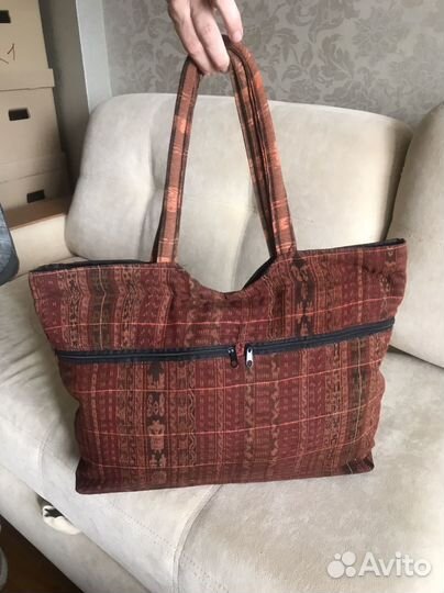 Cумка из ткани ручной работы